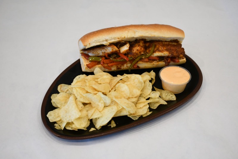 Grilled Fish Fillet Sandwich